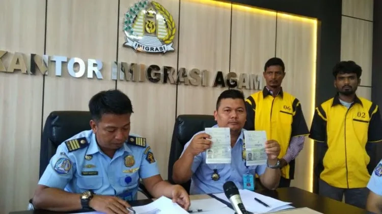 Diduga Jadi Korban Human Trafficking, Imigrasi Agam Deportasi 3 WNA asal Bangladesh