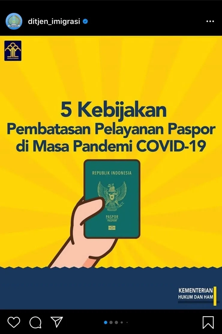 Mau Urus Paspor Saat Pandemi COVID 19 Perhatikan 5 Kebijakan Imigrasi Ini