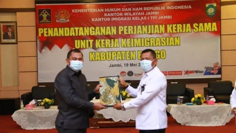 Imigrasi Jambi Gelar Penandatanganan Kerjasama Dengan UKK Kabupaten Bungo