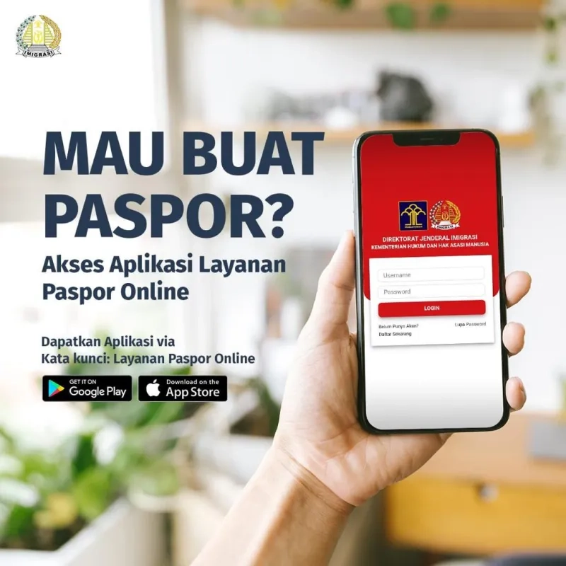 Aplikasi Pendaftaran Antrean Paspor Online APAPO Nonaktif Selama Masa PPKM Level 4