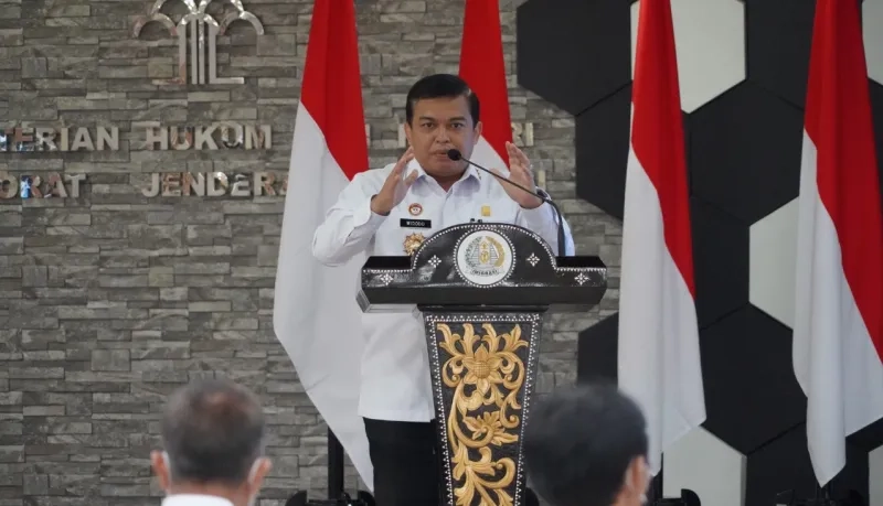 Deklarasi Janji Kinerja Imigrasi 2022, Irjen KemenkumHAM: Biarkan Jabatan yang Mencari Kita